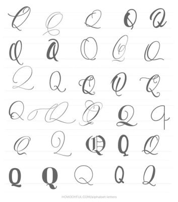 how to write a capital Q in cursive: exploring the art of calligraphy and its evolution over time